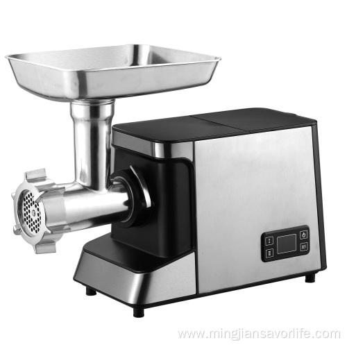 Stainless Steel Digital Electronic Meat Grinder for Home